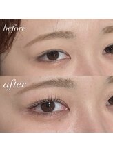 アンドエイチアイラッシュ 立川(&H eyelash)/目尻を流してアイライン効果！