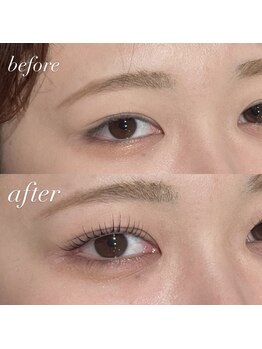 アンドエイチアイラッシュ 立川(&H eyelash)/目尻を流してアイライン効果！