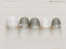 ノーネイル 大宮(NO NAIL)/レースフレンチ　￥4990