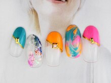 キャンアイドレッシー ヨコハマ元町店(Can I Dressy)/【NEW】タイダイネイル