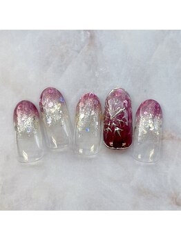 ネイルアンドまつげ リュフェール 五反田(Nail Lufaire)/きらきら雪の結晶