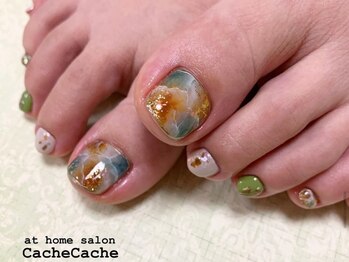 カシュカシュ(Cache Cache)/カラフルタイダイフット