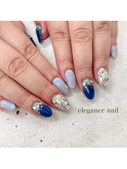 エレガンス・ネイル 豊田店/ストーンの埋め尽くし