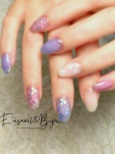イリスネイル アンド ビジュー(E’risnail&Bijew.)/アジサイネイル☆