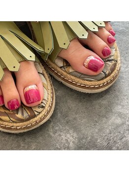 逆フレンチネイル