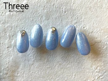 スリーネイルプラスアイラッシュ(Threee Nail+Eyelash)/マグネットネイル