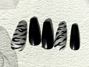 バタフライ 津田沼店(Butterfly)/定額デザインA/ゼブラネイル