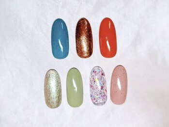 ステップネイル(step nail)の写真/【付け替えオフ無料☆】シンプルなワンカラーも気分に合わせて200色から選択OK◎お気に入りの指先へ☆