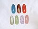 ステップネイル(step nail)の写真/【付け替えオフ無料☆】シンプルなワンカラーも気分に合わせて200色から選択OK◎お気に入りの指先へ☆