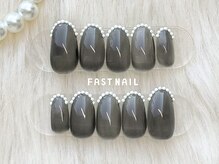 ファストネイル 湘南ゲート藤沢店(FAST NAIL)/パール/ブラック【12413※】