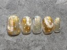 ドット　オレンジインク