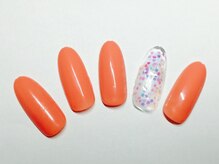 ティーエヌ 名古屋矢場町店/ワンカラーネイル￥3980