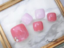 アンベリール 横浜店(Embellir)/(1243)ラメがけFootネイル