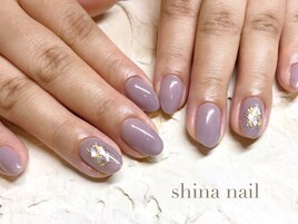 ワンカラーワンポイントアート♪