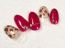 ケージュール(Kjour)/レオパード　ヒョウ柄　ピンク