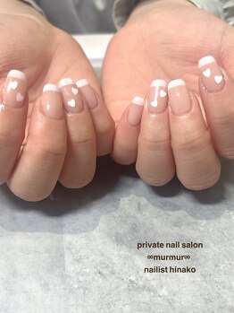 プライベート ネイルサロン マーマ(murmur)/ハートネイル
