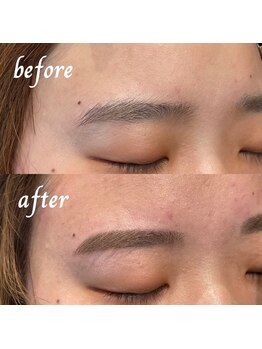 アイブロウドット 西宮(iBROW.)/美眉スタイリングBefore→After