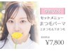 【学割U24】韓ドル風束感まつげ仕上げ！まつげパーマ上下
