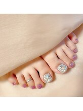 サロン エフ(salonF)/キラキラフットネイル