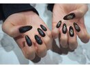 黒ネイル　男女ともにお勧め