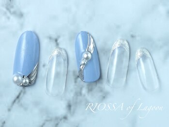 リオッサ オブ ラグーン(RIOSSA of Lagoon)/大人かわいいパールネイル