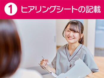 あい鍼灸院 接骨院 イオンタウン豊中緑丘院/ヒアリングシートの記載