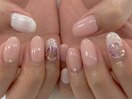 【山崎】紫陽花ネイル