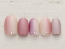 ノーネイル 大宮(NO NAIL)/秋色縦グラデ　￥4990