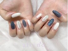 アルティノ ネイル ガーデン(altino nail garden)/キラキラ×ワンホン×チェーン