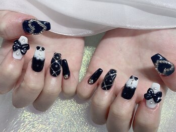 モルフォネイル(Morpho nail)/#キラキラネイル