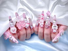 ルビーネイル 太閤通駅店(RUBY NAIL)/長さ出し後10本アート付け放題