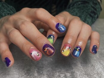 オムネイル 渋谷(HOMME NAIL)/マグネットネイル ¥7.100