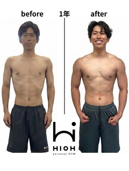 ヒオ(HIOH)の写真/最短で最高の結果を◆男性特化の結果重視！！大会入賞経験のあるトレーナーが徹底指導◎初心者大歓迎
