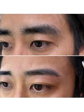 “PEPPU” eyebrow 中目黒【ペップー】［メンズ眉毛サロン・メンズアイブロウ］/【メンズ眉毛】ストレートアーチ