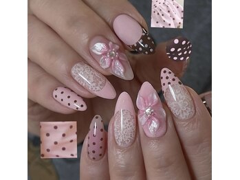 ミスネイルサロン(Miss Nail Salon)の写真/【持ち込みデザイン大歓迎】トレンドの韓国風やワンホンネイルもお任せ！あなただけのこだわりデザインを☆