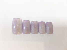 ワンカラー　ラメパープル