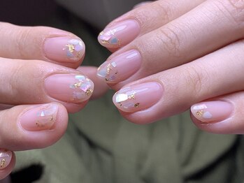 ネイルサロン プール ヴー(Nail Salon Pour Vous)/【定額】シェルフレンチネイル
