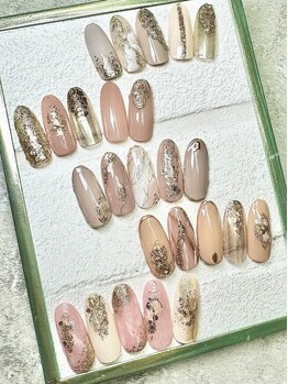 ローズクォーツ(Rose Quartz)の写真/【定額アート◇¥6200~】デザイン性×高技術で仕上がりにうっとり♪お気に入りを見つけるならRoseQuartzに◇