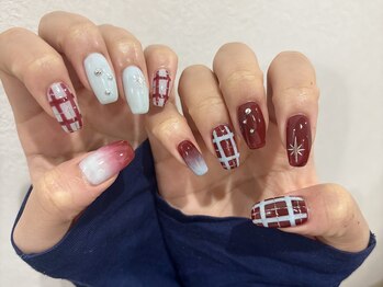 10art/ちぐはぐチェック柄