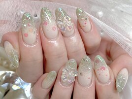 【Ayaka】抹茶ラテネイル