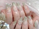 【Ayaka】抹茶ラテネイル