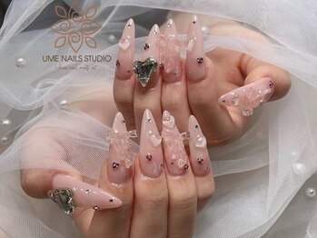 ウメネイルスタジオ(UME NAIL STUDIO)/* 長 さだしやり放題×つけ放題
