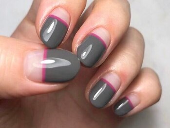 オーラリー ネイル アート メゾン(ORRERY nail art maison)/ハンド / ストレートフレンチ