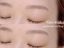 ニコ ウィズ(Nico with)の雰囲気（どんな眉毛が似合うかわからないなど自分にあった眉毛をご提案♪）