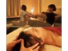 贅沢セット★タイ古式マッサージ＋ドライヘッドスパ120分◆ポカポカ足湯付