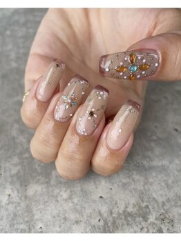 ヌーディーカラー×手描きアート