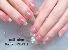 ベイビーブレス(BABY BREATH)/チーク×マグネットネイル