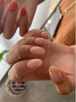 シマー(Shimmer)/ミラーネイル♪