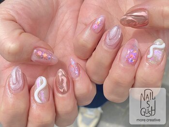 ネイルズガッシュ 蒲田東口店(NAILsGUSH)/ぷっくり/ニュアンス/マグネット