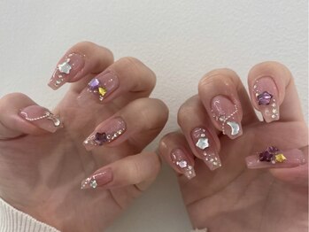 フェイン 青山店(fein.)/星ネイル/月ネイル